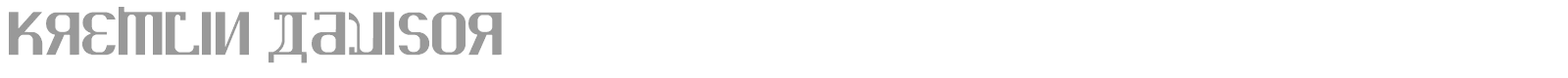 Kremlin Advisor font preview
